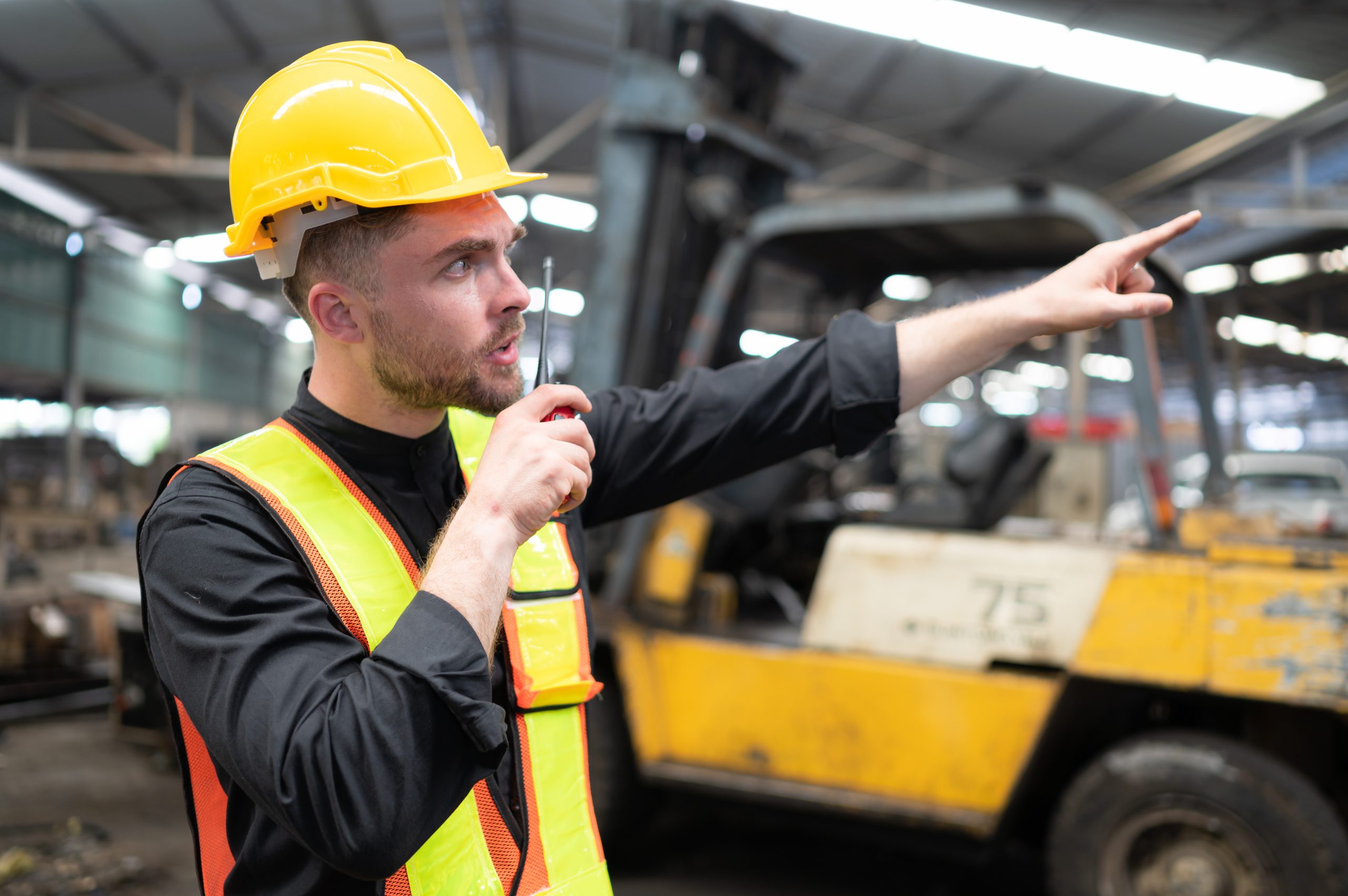 Engineers must utilize walkie talkie to move heavy equipment qui